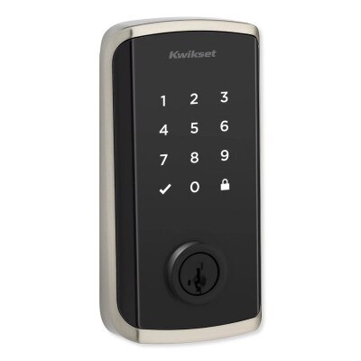 Kwikset Halo Select Wi-Fi and Matter Enabled Smart Lock, Satin Nickel